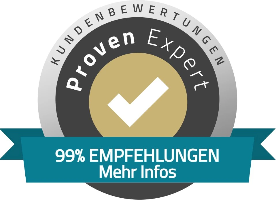 ProvenExpert 99 % Empfehlungen